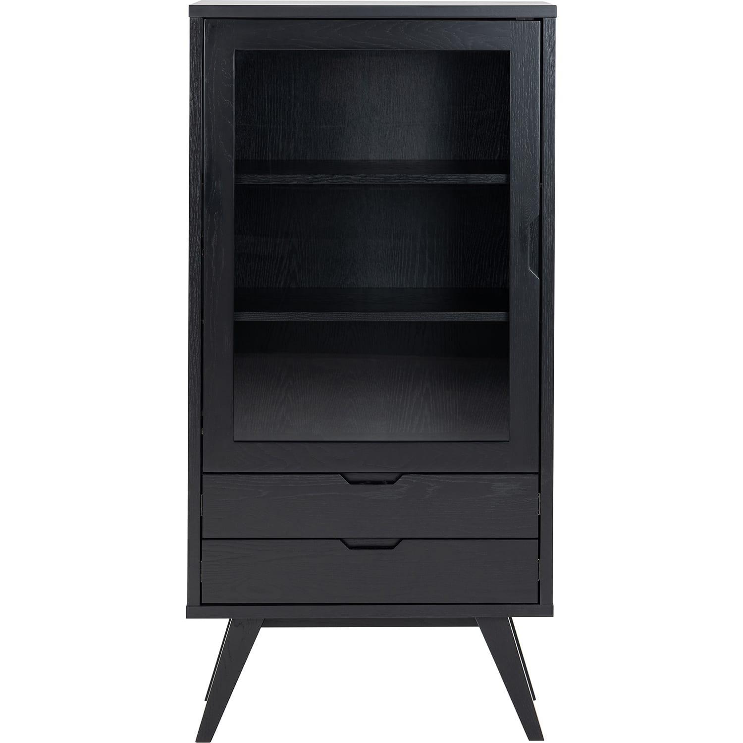 mutoni Vitrine Upsala noir 72x145  