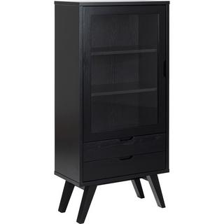 mutoni Vitrine Upsala noir 72x145  