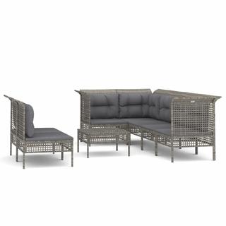 VidaXL Garten lounge set poly-rattan  