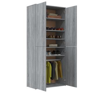 VidaXL Armoire à chaussures bois d'ingénierie  