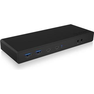 ICY Box  ICY BOX IB-DK2245AC Cablato USB 3.2 Gen 1 (3.1 Gen 1) Type-C Nero 