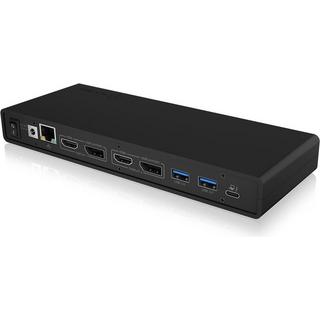 ICY Box  ICY BOX IB-DK2245AC Cablato USB 3.2 Gen 1 (3.1 Gen 1) Type-C Nero 