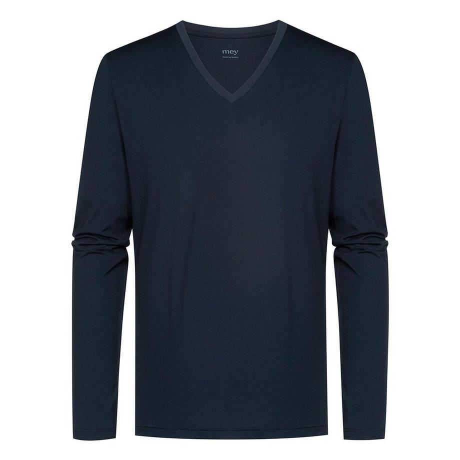 mey Dry Cotton Maillot de corps manches longues col en V  