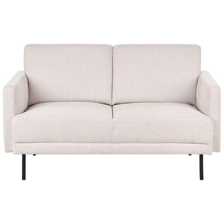 Beliani Canapé 2 places en Tissu Minimaliste BREDA  