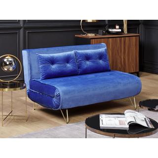 Beliani 2 Sitzer Sofa aus Samtstoff Modern VESTFOLD  