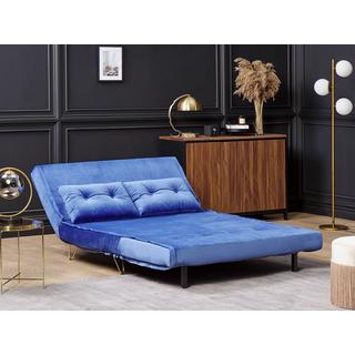 Beliani 2 Sitzer Sofa aus Samtstoff Modern VESTFOLD  