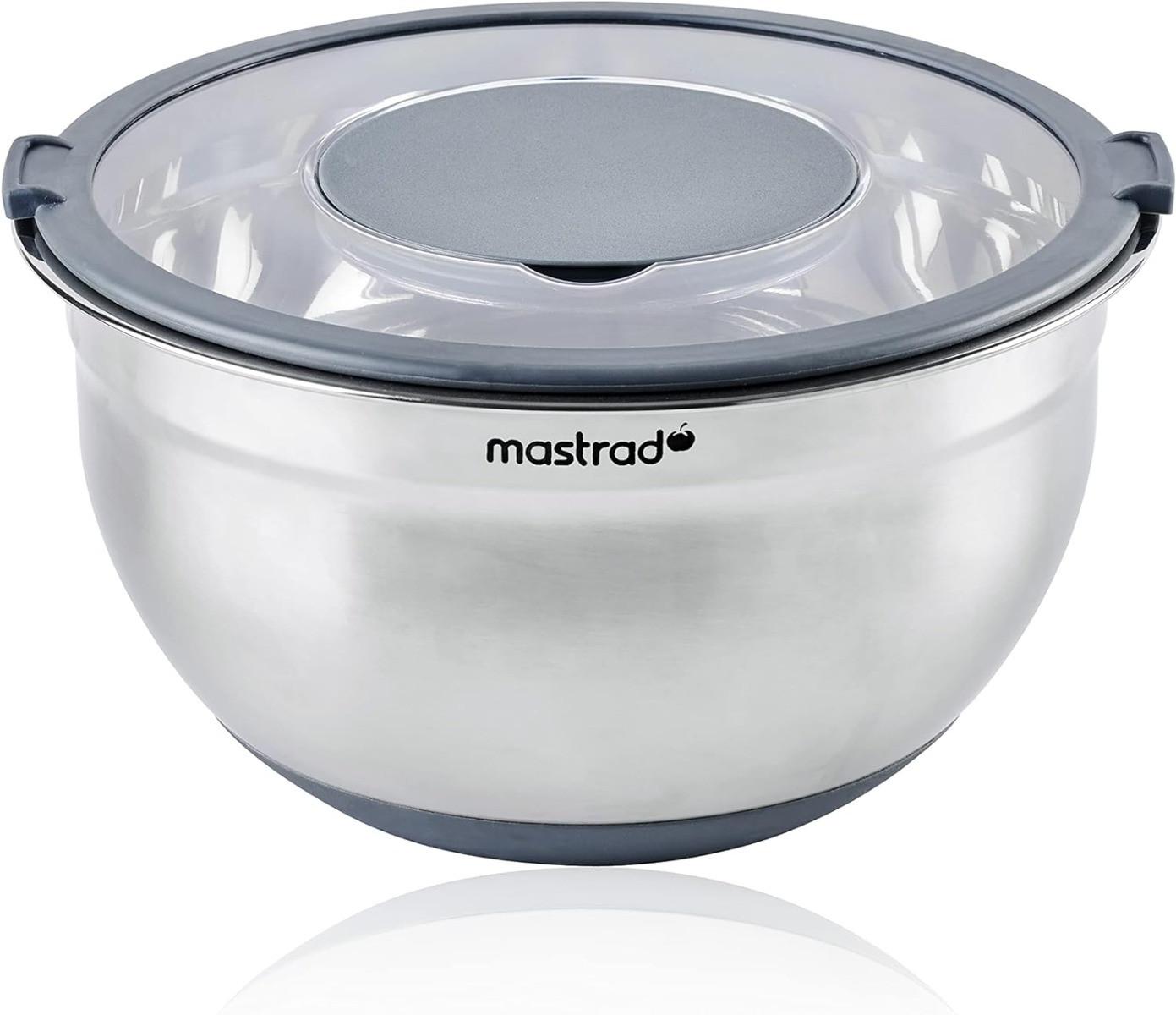 mastrad Bol mélangeur avec couvercle anti-éclaboussures 20cm  