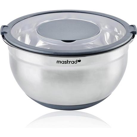 mastrad Rührschüssel mit Spritzschutzdeckel 20cm  