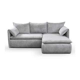 PASCAL MORABITO Canapé d'angle conible en velours côtelé TEODORA de PASCAL MORABITO Angle droit  