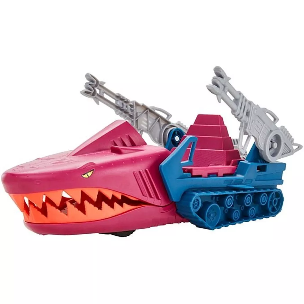 Masters Of The Universe Land Shark Origins figura tanque tiburón Mattel original (GXP43) juguete retro Motu