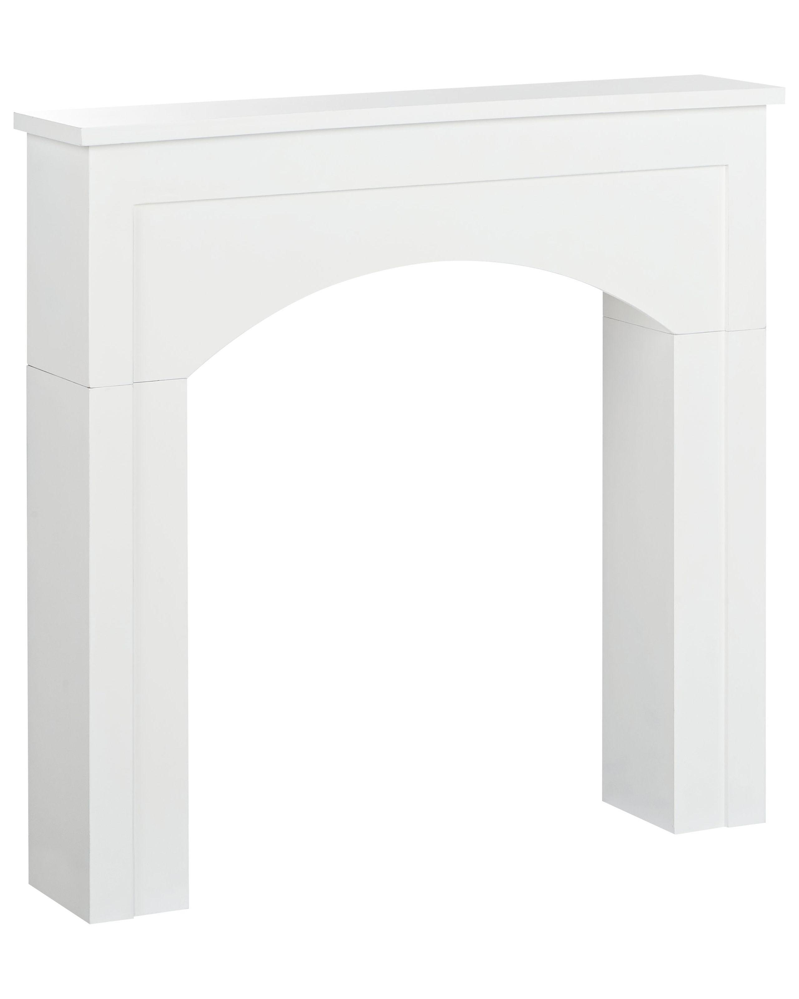 Beliani Kaminumrandung aus MDF-Platte Klassisch BUSSELTON  