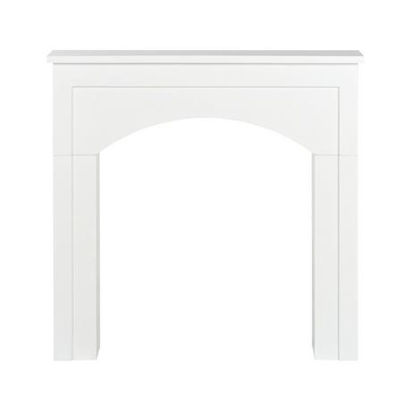 Beliani Kaminumrandung aus MDF-Platte Klassisch BUSSELTON  