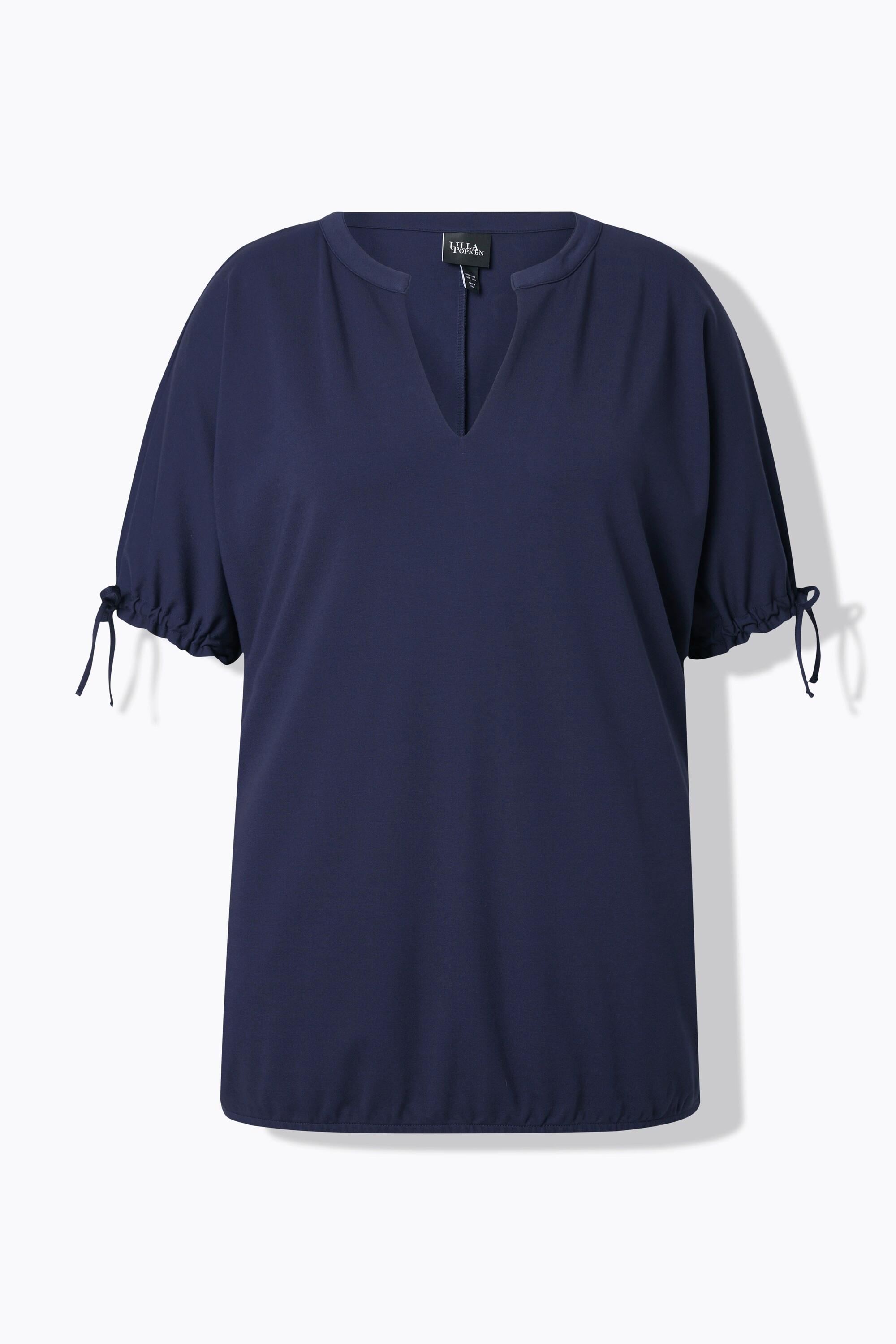 Ulla Popken Felpa oversize mezze maniche scollo a tunica  