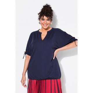 Ulla Popken Felpa oversize mezze maniche scollo a tunica  