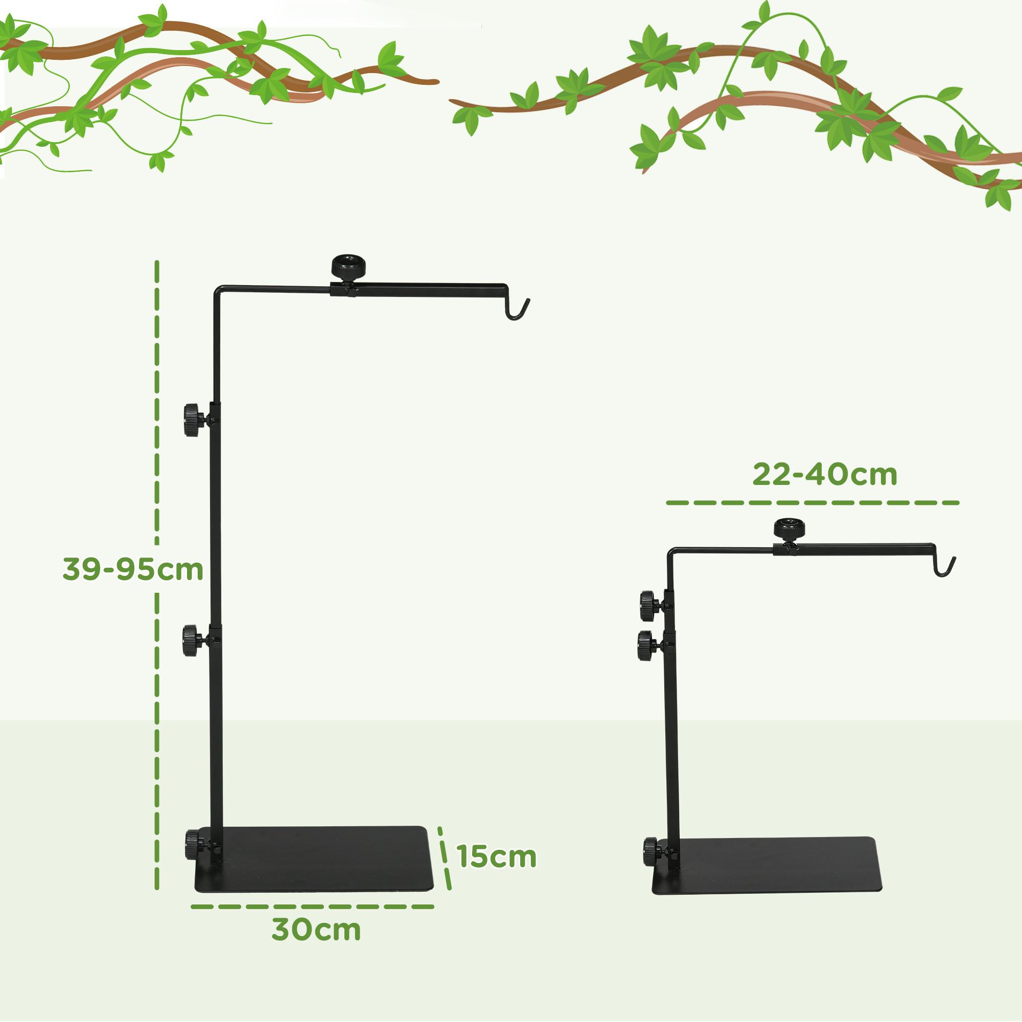 PawHut  Pied de lampe pour reptiles 