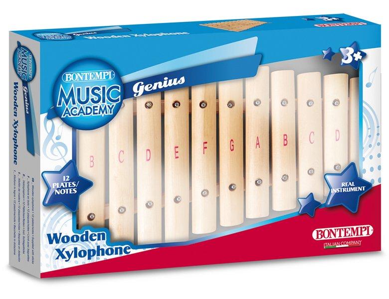 BONTEMPI  Xylophon mit 12 Holzplättchen 