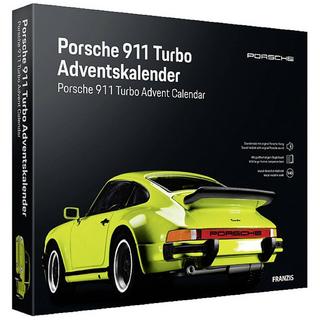 FRANZIS  Modellfahrzeug Adventskalender Porsche 911 Turbo 1:43 