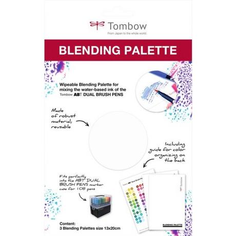 Tombow TOMBOW Blending Palette PAL-L-3P 3 Stück  