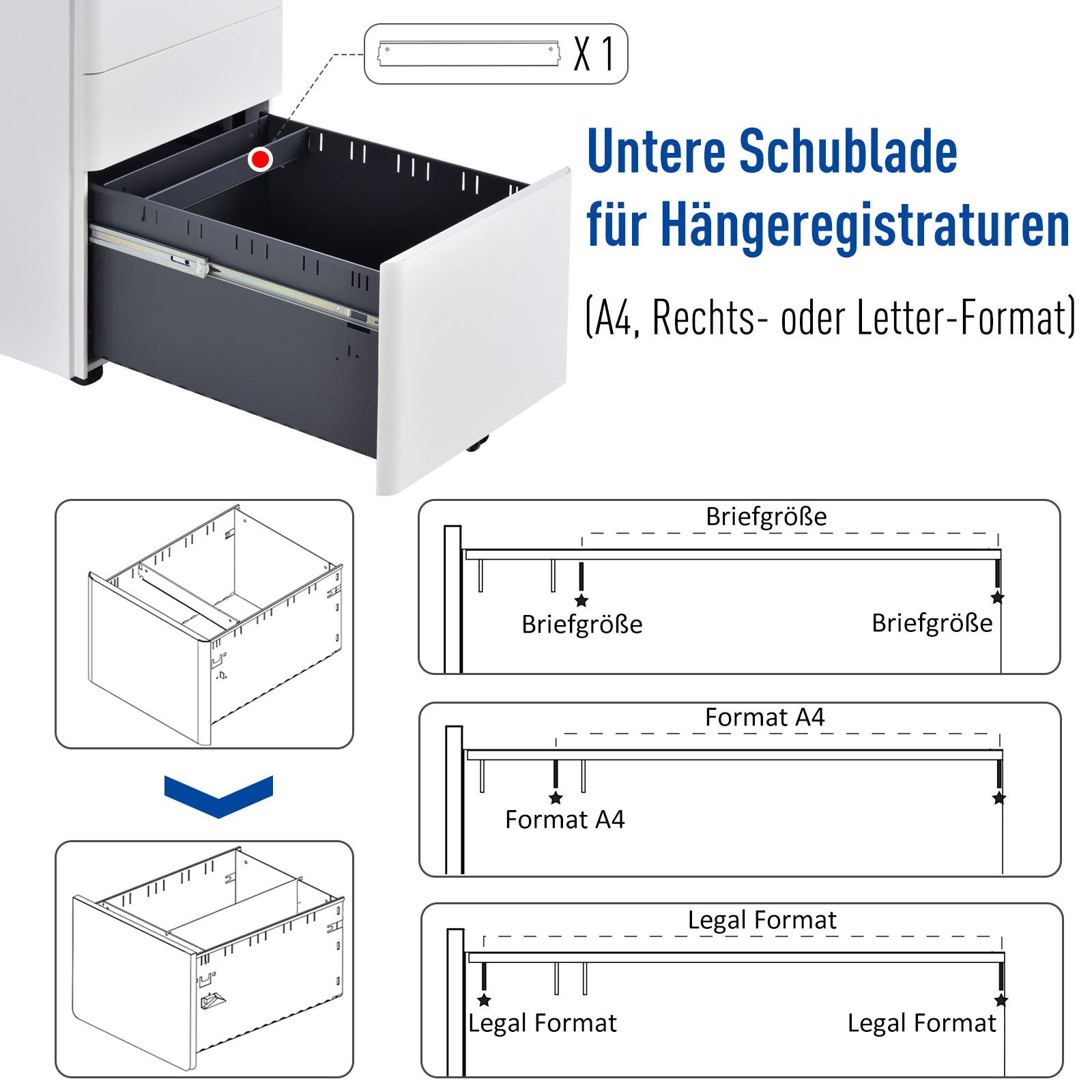 Vinsetto Aktenschrank  