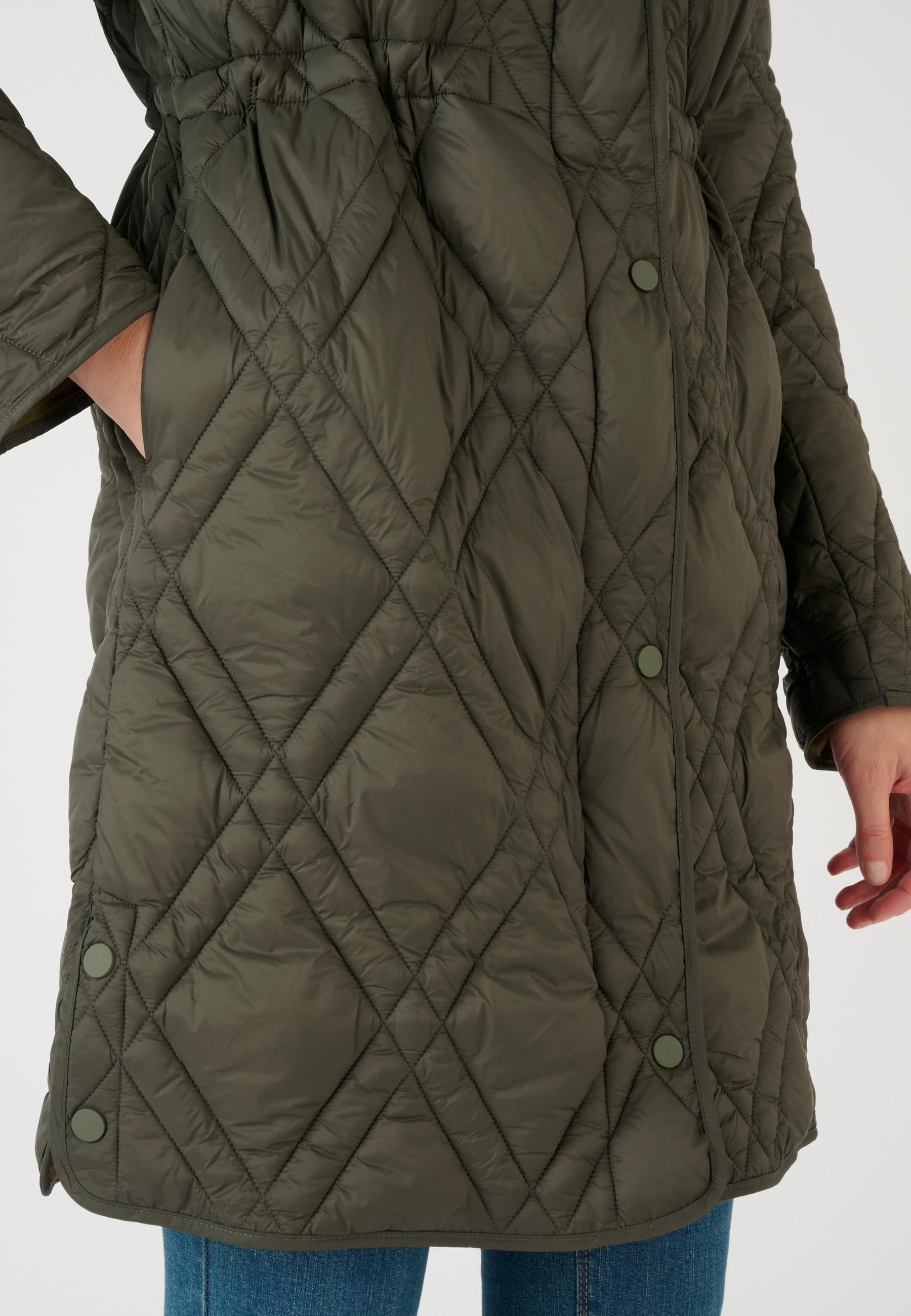 Damart  Lange Steppjacke mit Thermolactyl-Futter. 