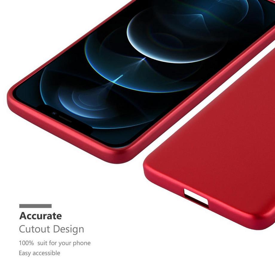 Cadorabo  Hülle für Apple iPhone 12  12 PRO TPU Silikon Matt 