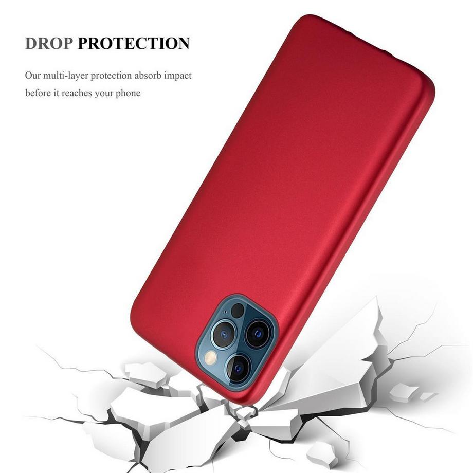 Cadorabo  Hülle für Apple iPhone 12  12 PRO TPU Silikon Matt 