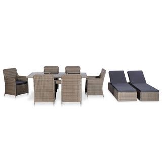 VidaXL Gartenmöbel-set poly-rattan  