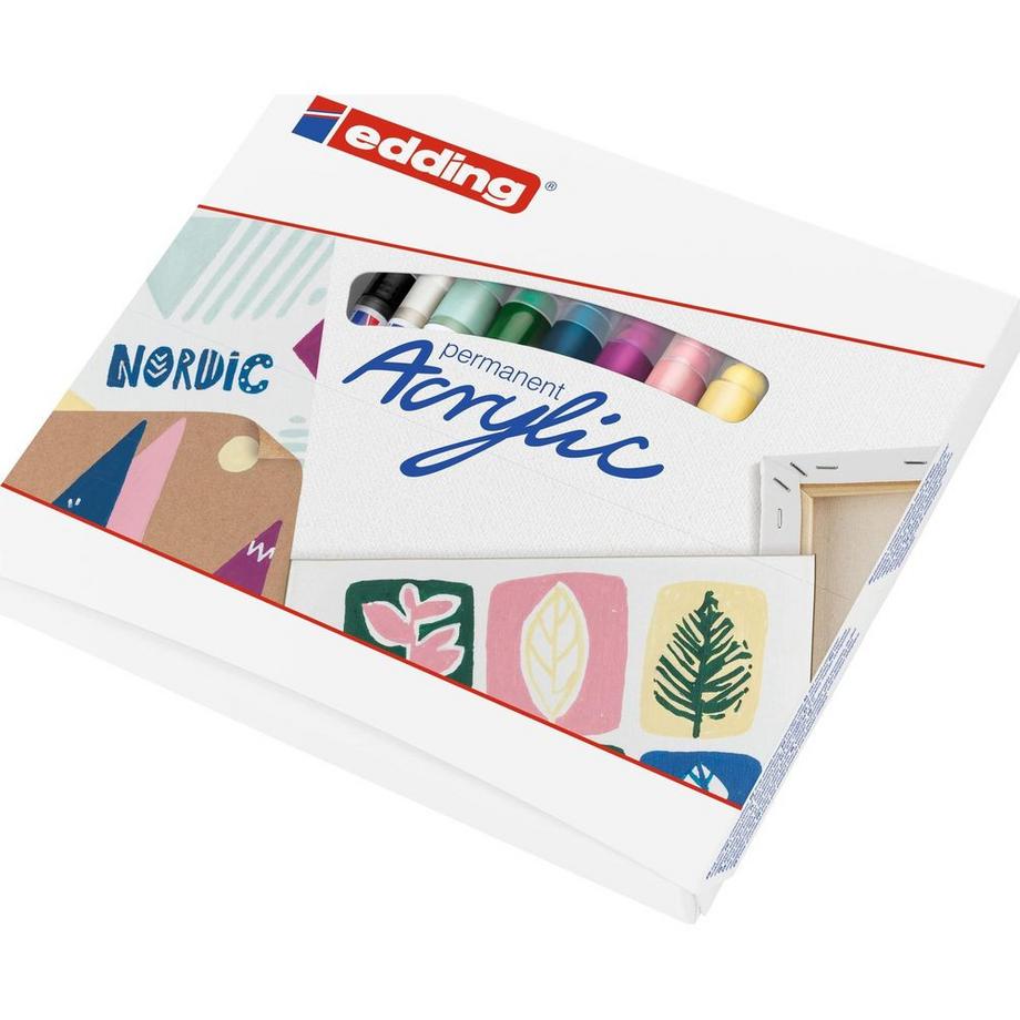 Edding EDDING Acrylmarker acrylic-8s Starterset klein 8 Stück  