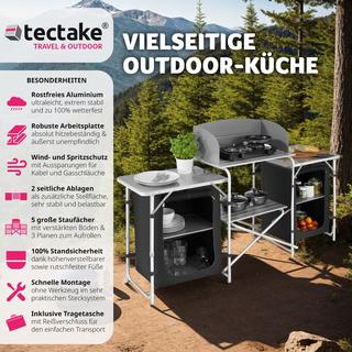 Tectake  Cucina da campeggio 