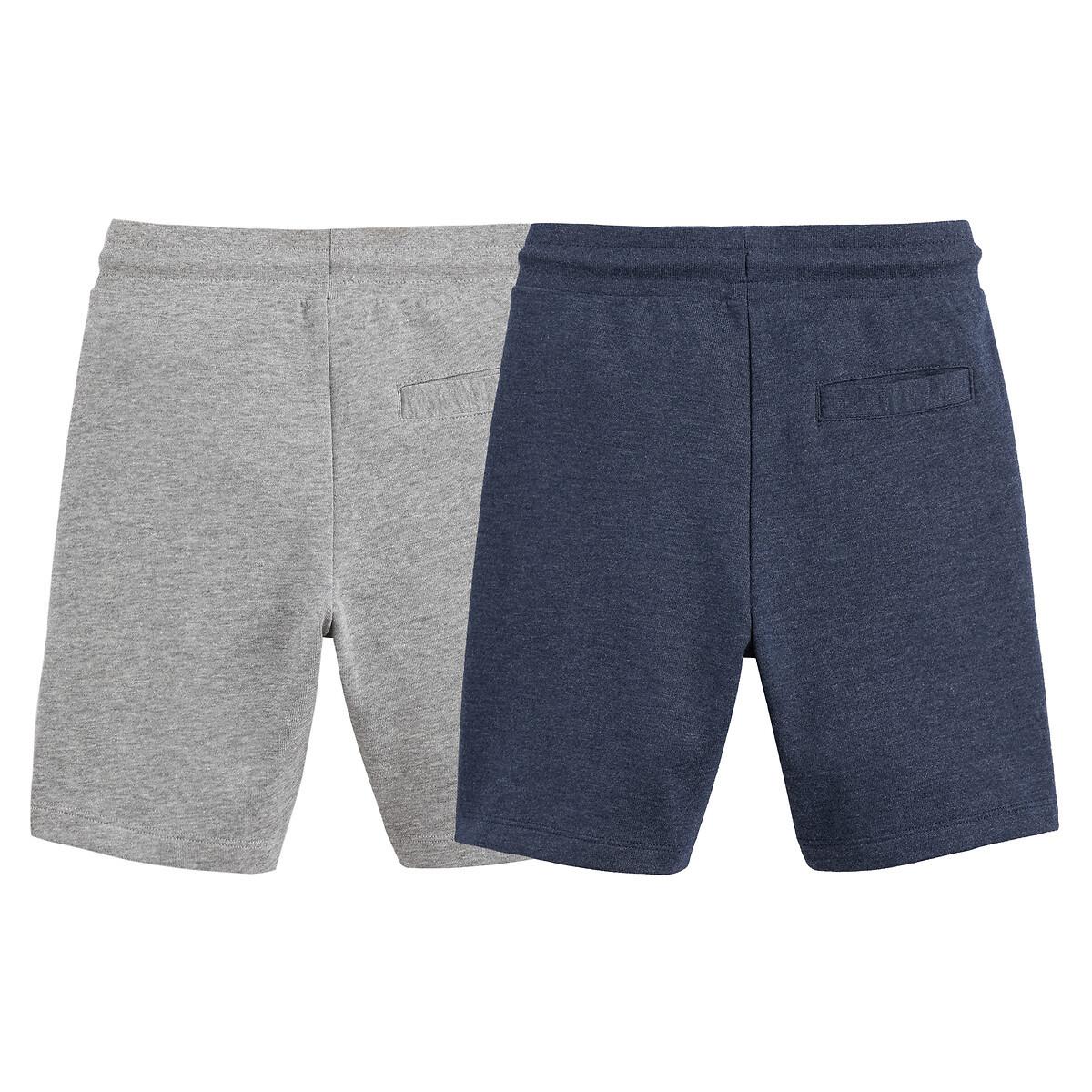 La Redoute Collections  Lot de 2 bermudas en molleton 