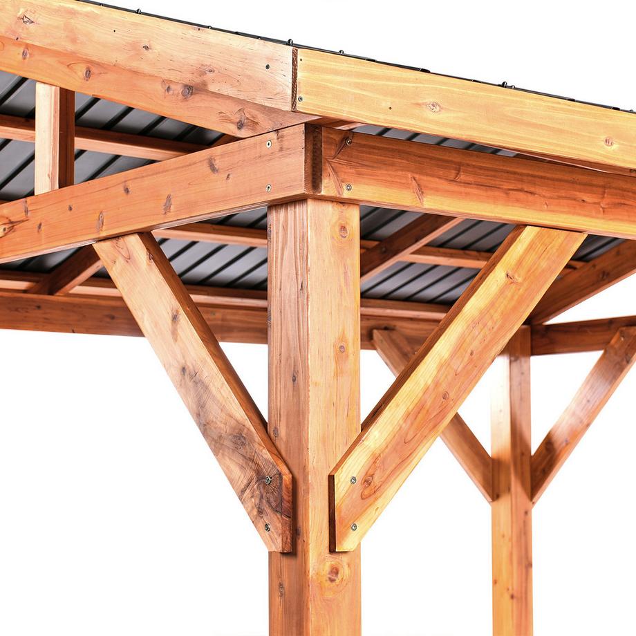 Beliani Pavillon aus Tannenholz Rustikal SECCHIA  