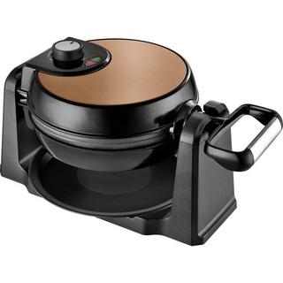 TKG Team Kalorik Drehbares Waffeleisen TKG WM 1050 im Copper-Design  