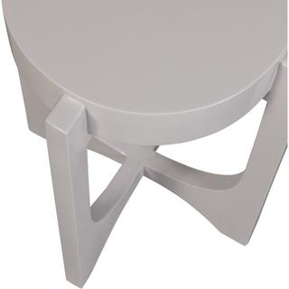 mutoni Table d'appoint Hold Up Mango gris clair 51  