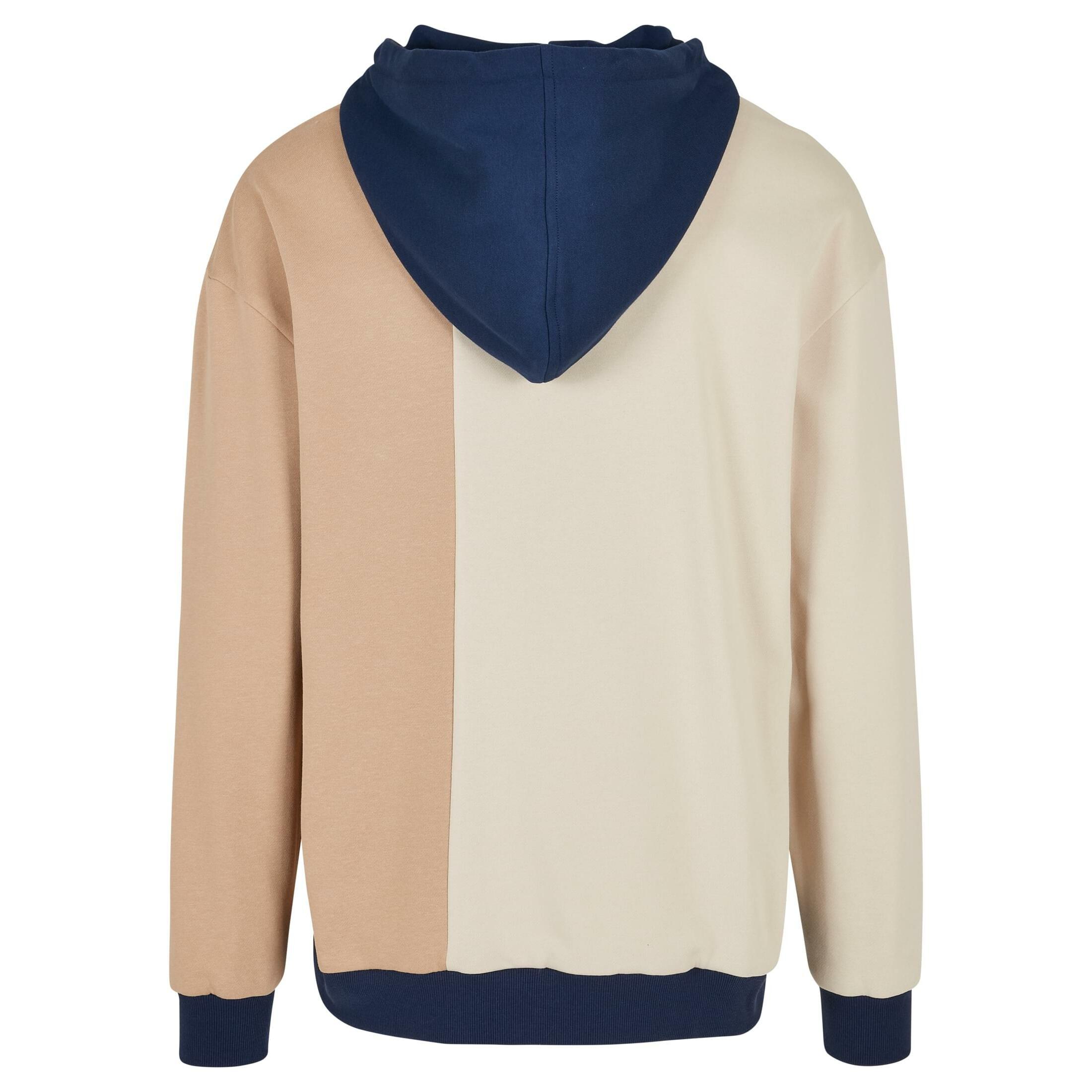 URBAN CLASSICS Oversized Color Block Kapuzenpullover  