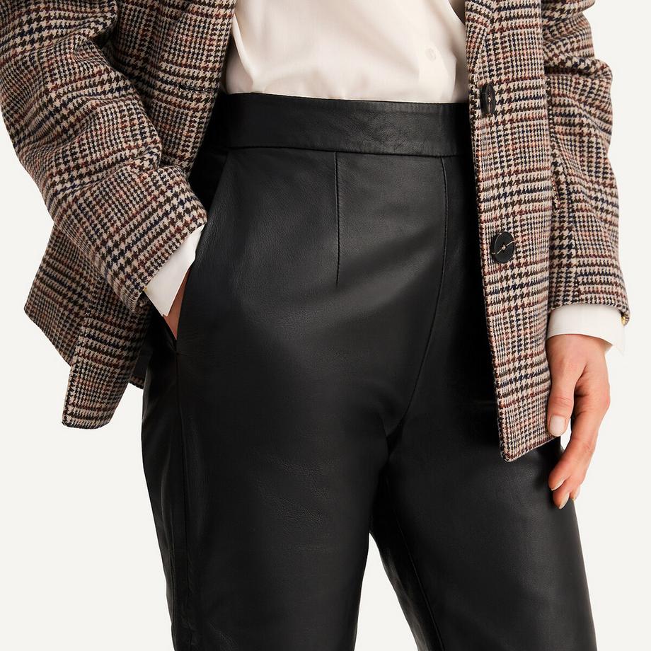 La Redoute Collections Pantalon 7/8 Cuir de Mouton  