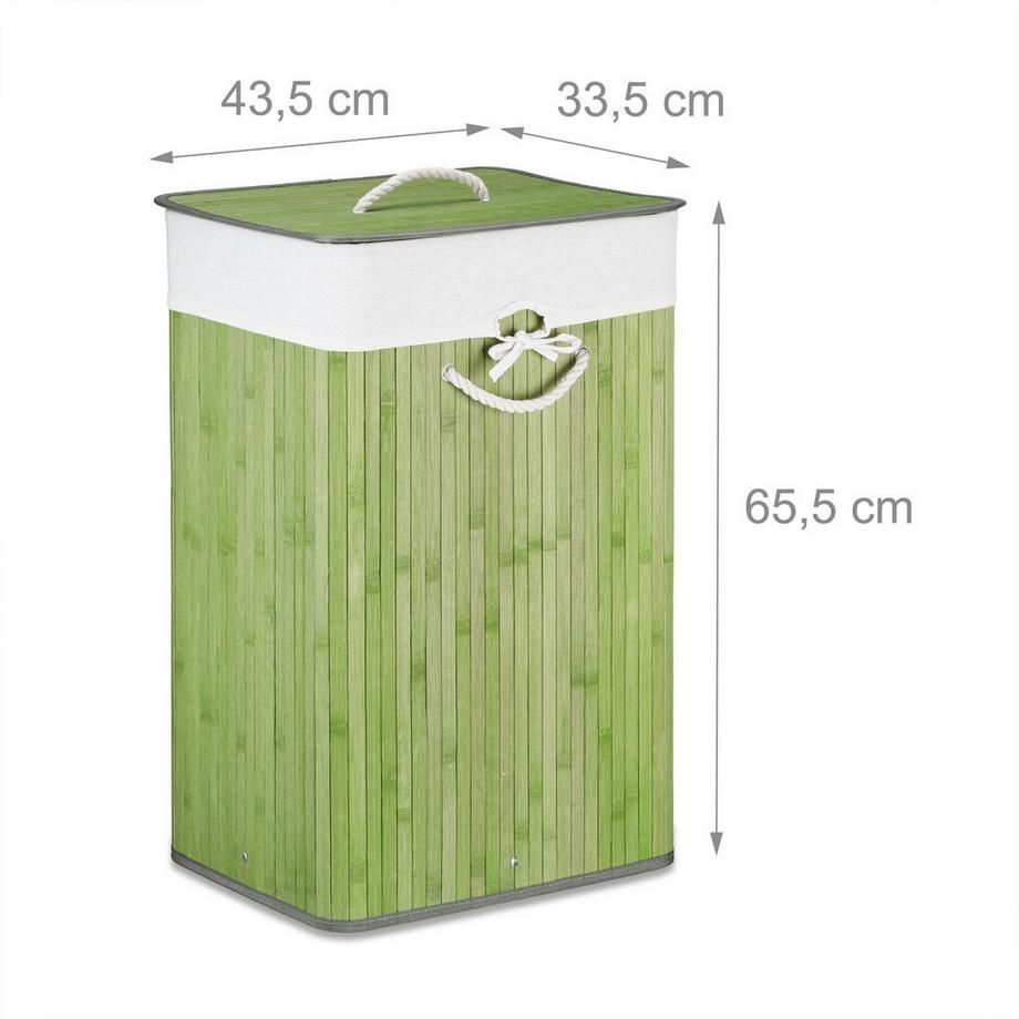 B2X Cesto portabiancheria in bambù  