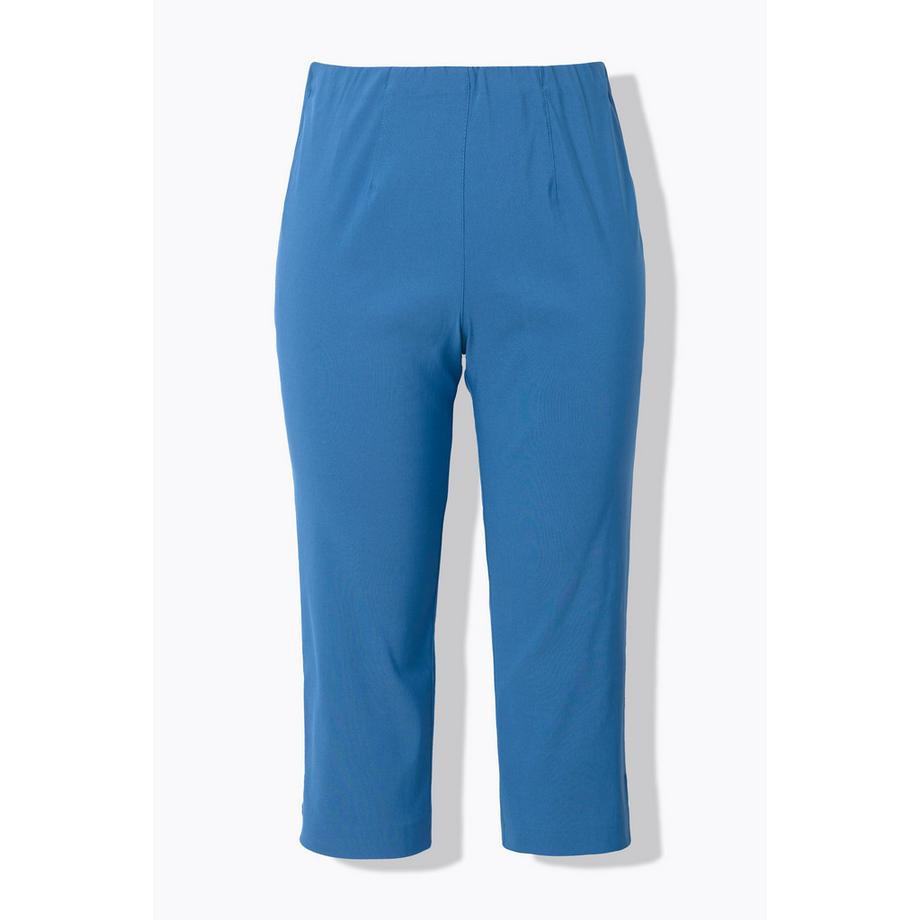 Ulla Popken Pantaloni Bengalina Lunghezza Polpaccio Stretch Vita Elastica  