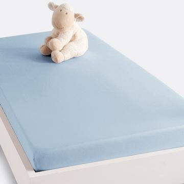 Drap housse enfant uni en polycoton