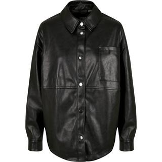 URBAN CLASSICS  chemise grandes tailles faux leather over 