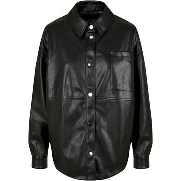 chemise grandes tailles faux leather over