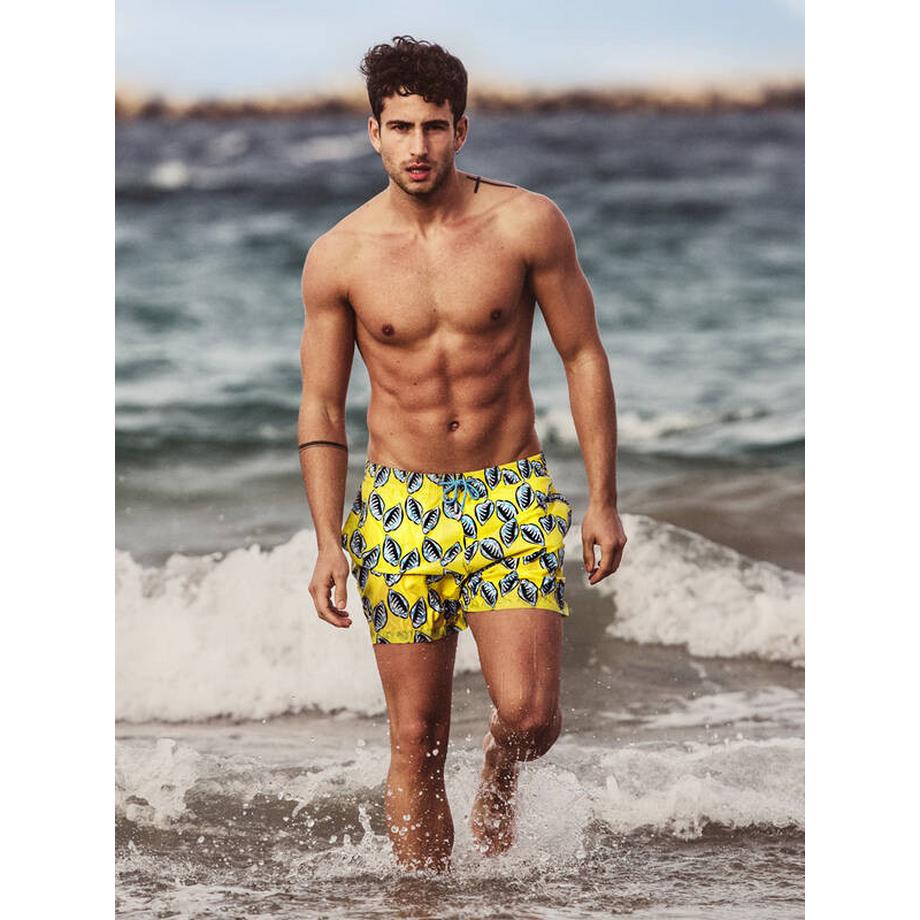 HOM Beach Boxer Pantaloncini da Bagno  