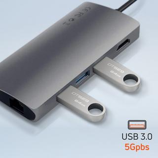 SATECHI  USB-C Multiport Hub Satechi V2 Grau 