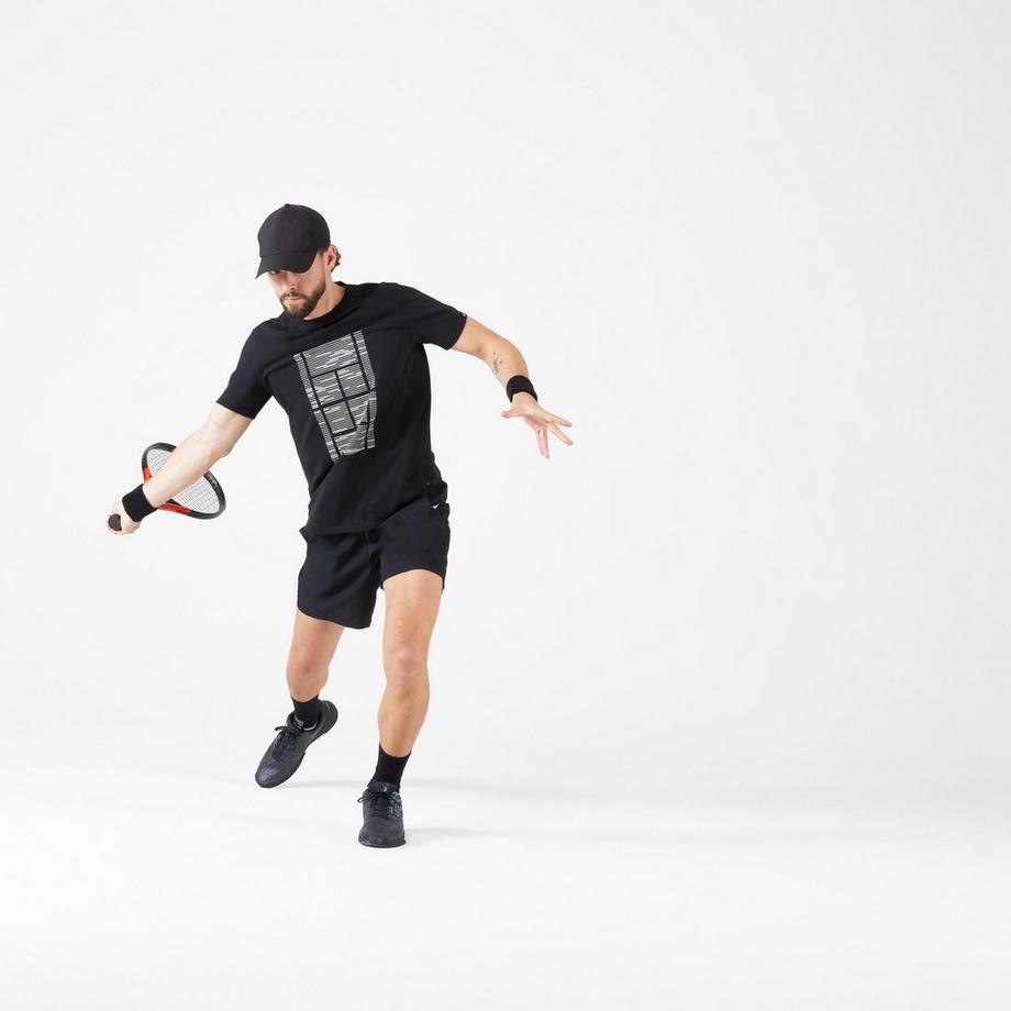 KUIKMA  T-shirt tennis uomo soft cotone 