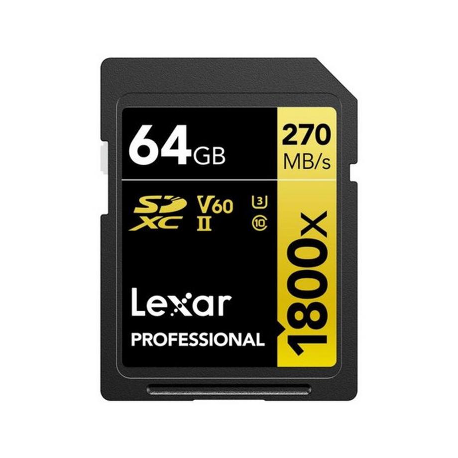 Lexar LSD1800064G-BNNNG memoria flash 64 GB SDXC UHS-II Classe 10