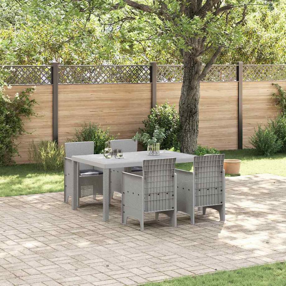 VidaXL Ensemble de salle à manger pour jardin polypropylène  