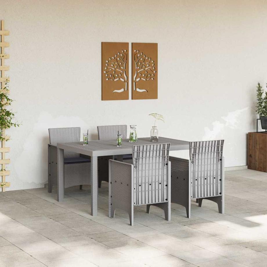 VidaXL Ensemble de salle à manger pour jardin polypropylène  