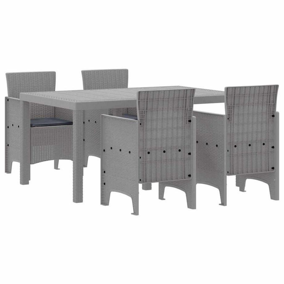 Ensemble de salle à manger pour jardin polypropylène