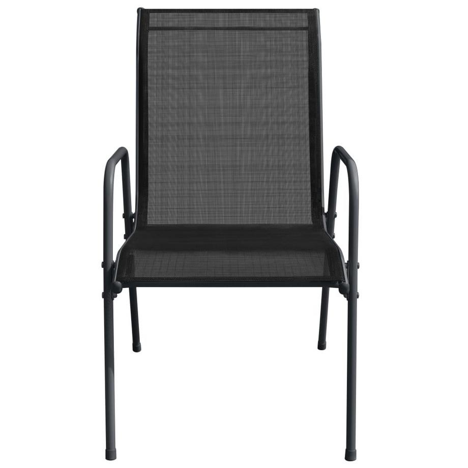 VidaXL Chaise de jardin acier  