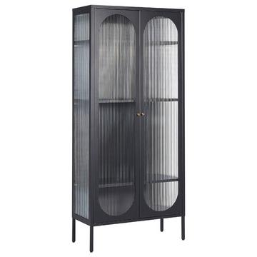 Armoire vitrine en Acier Moderne FOXTON