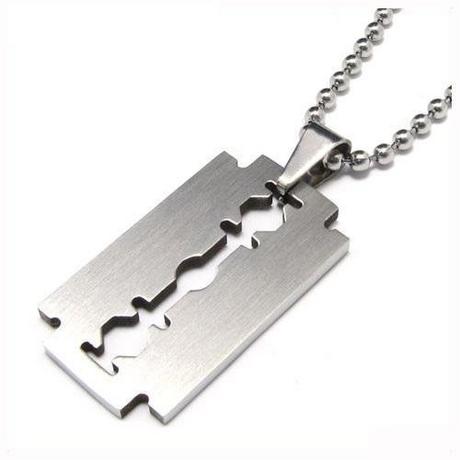 eStore  Collana - Razorblade | Rasoio - Edizione Argento | Unisex 